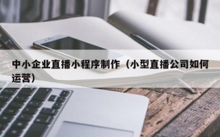 巴音郭楞中小企业直播小程序制作（小型直播公司如何运营）